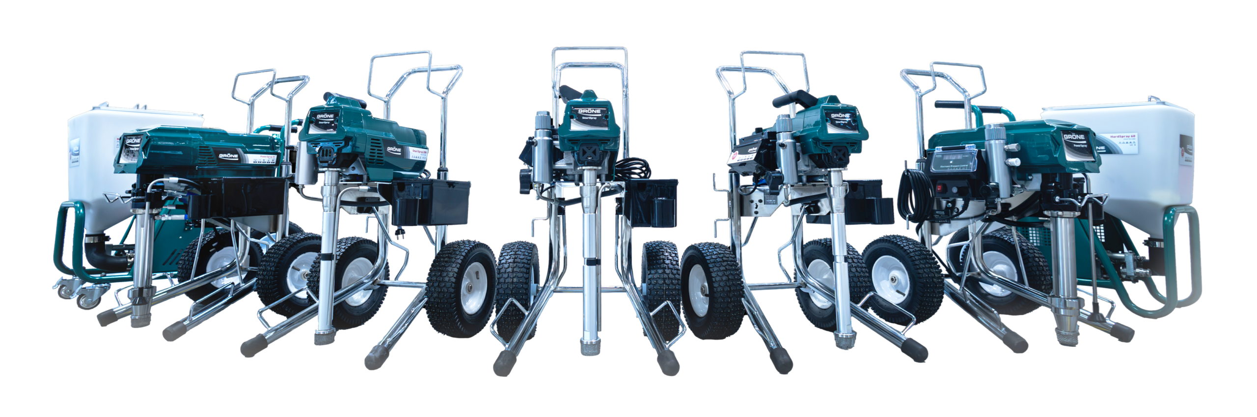Agregaty natryskowe GRÖNE – pełna gama urządzeń
